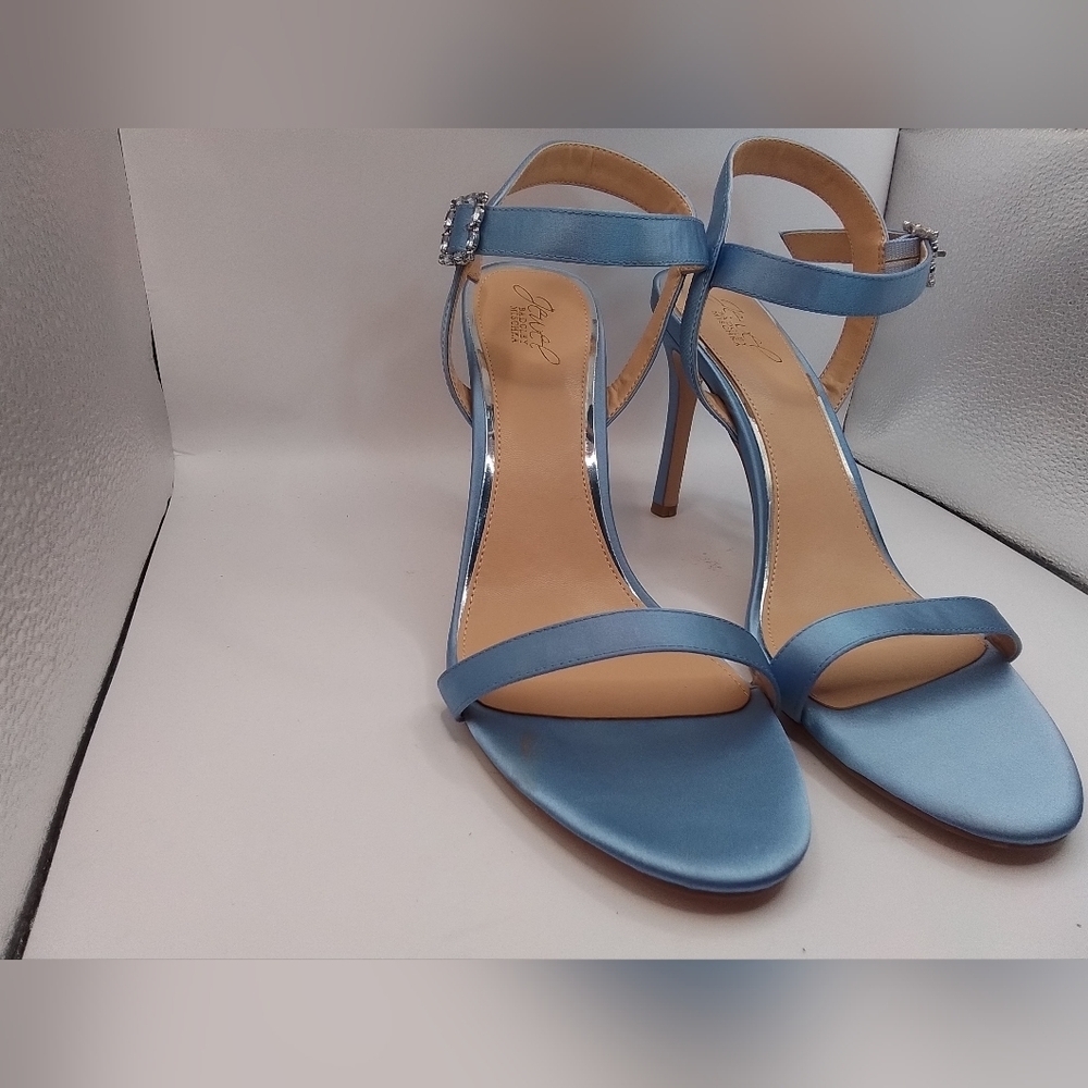 JEWEL BADGLEY MISCHKA Arlina Glitter Sandal SZ 11 - Picture 5 of 10